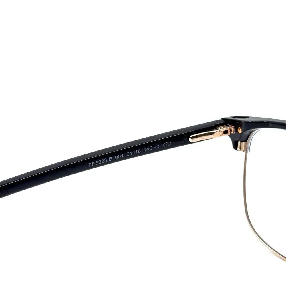 New, TOM FORD Clip-On Sunglasses/Eyeglasses TF5683-B 001 Authentic